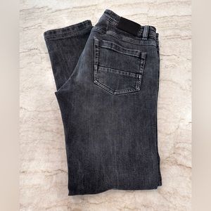 LORO PIANA Men’s Charcoal Grey Slim-fit Stretch-cotton Jeans